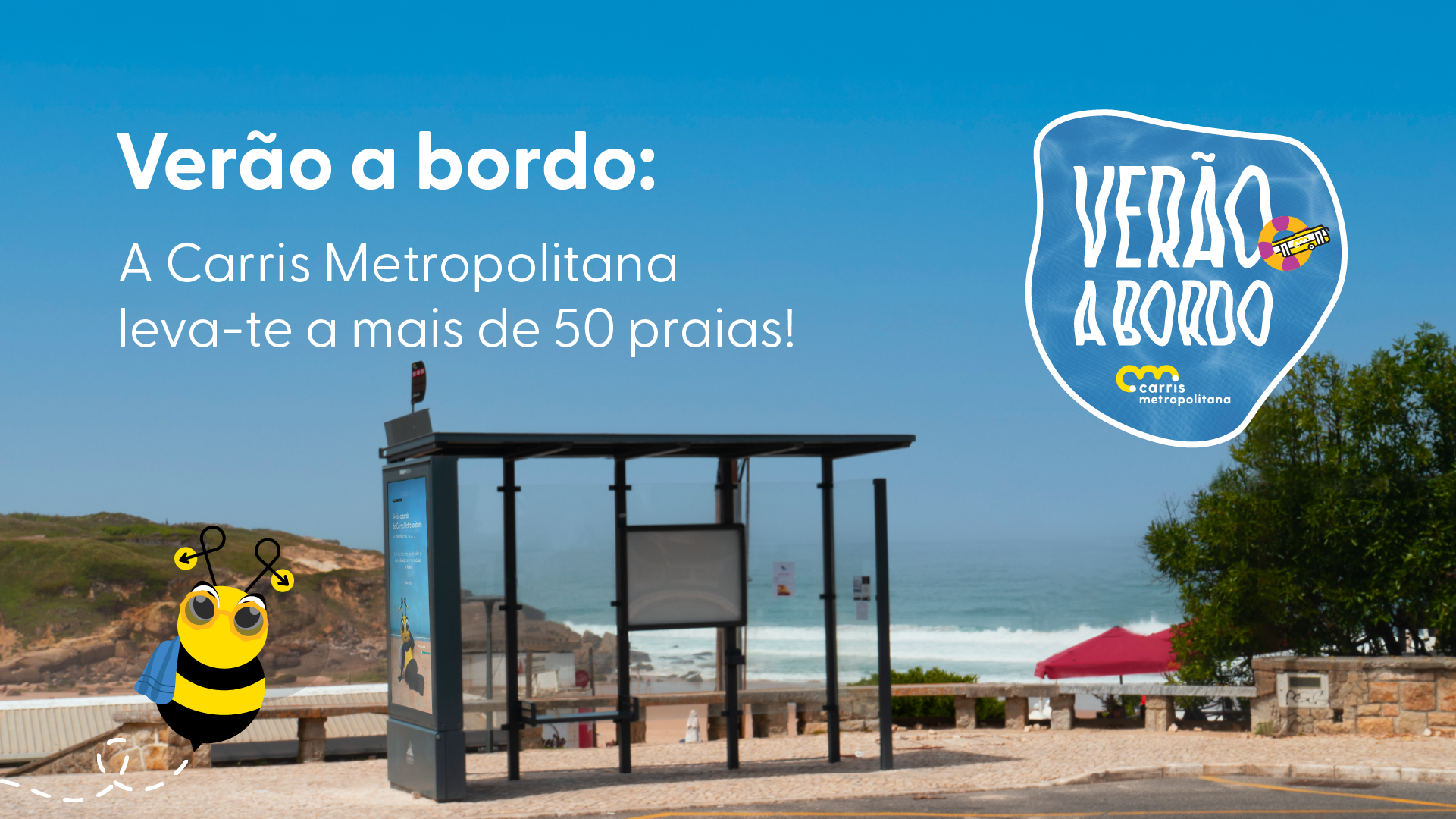 Carris Metropolitana liga mais de 50 praias na Área Metropolitana de Lisboa