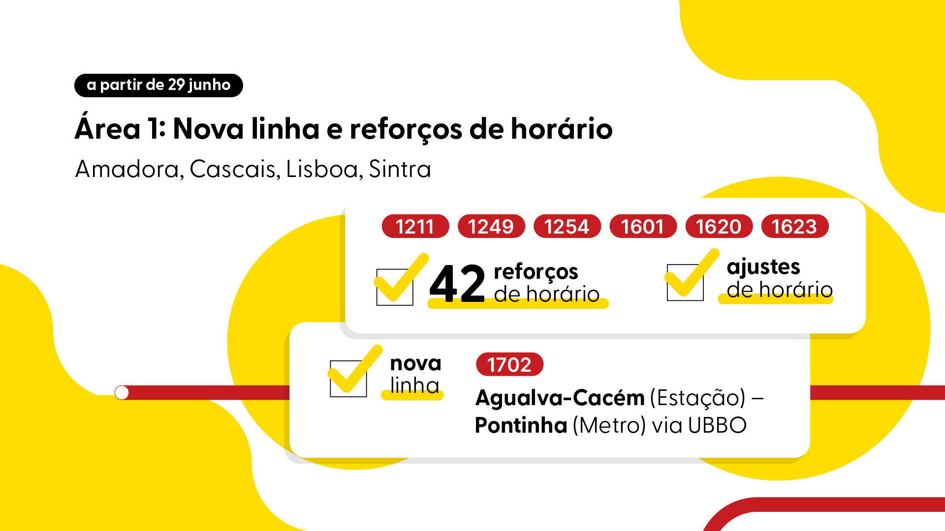 Carris Metropolitana cria linha 1702 e reforça horários na Área 1