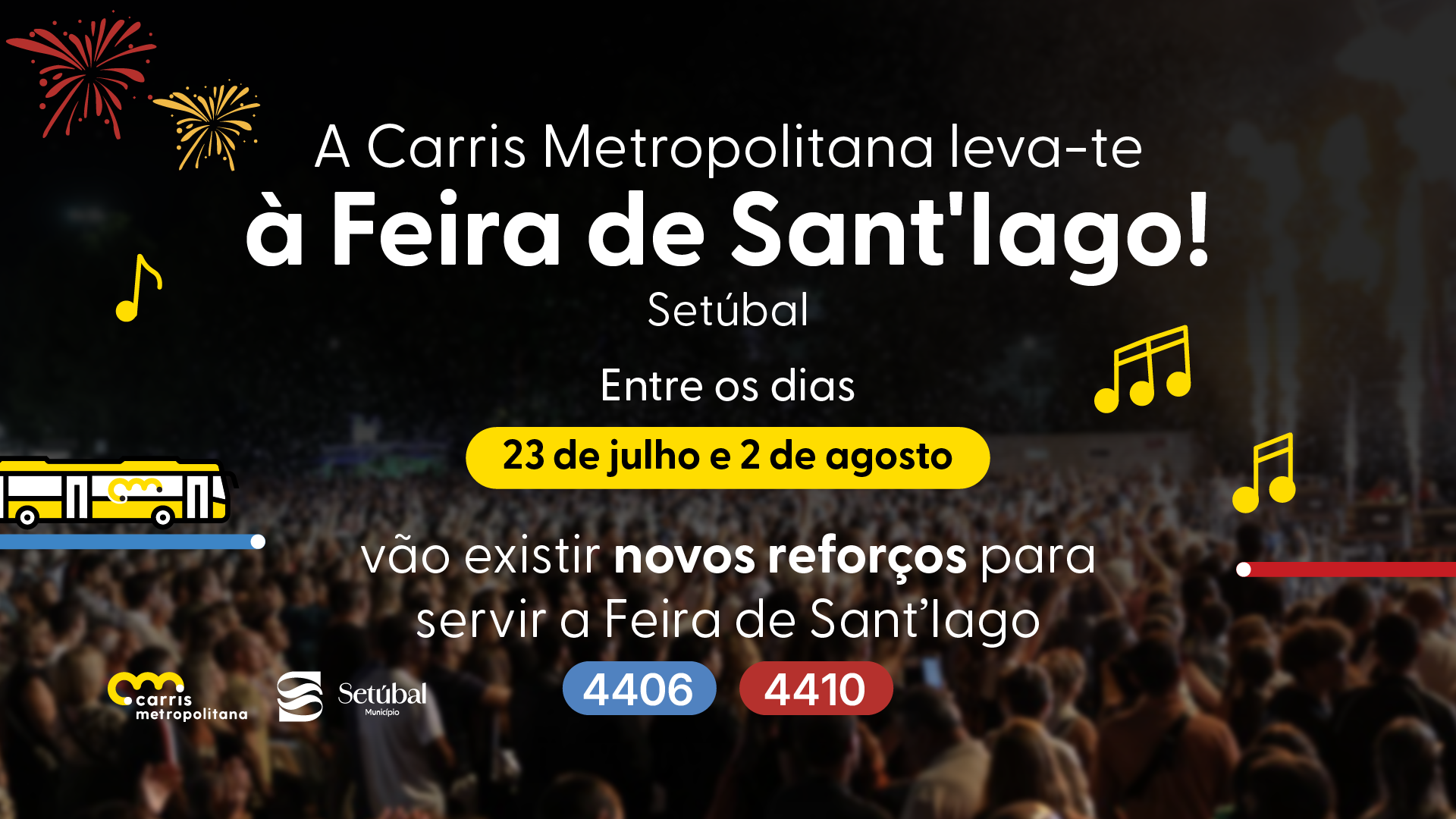 Carris Metropolitana reforça transporte para a Feira de Sant’Iago